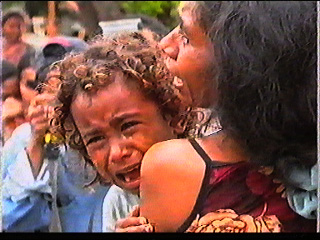 tears in east timor