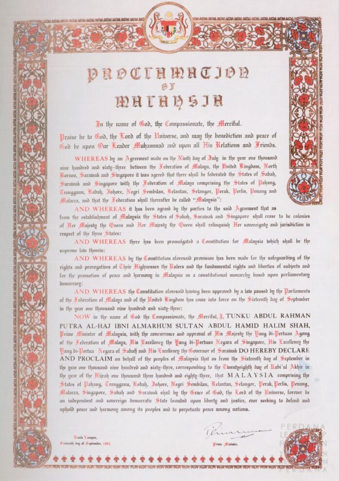 Proclamation of Malaysia