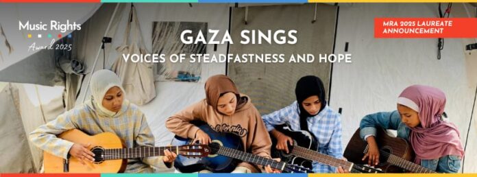 Award for Gaza Sings