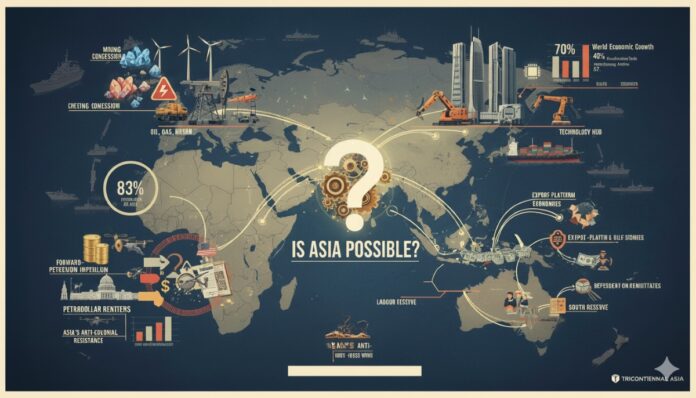Asia political economy map