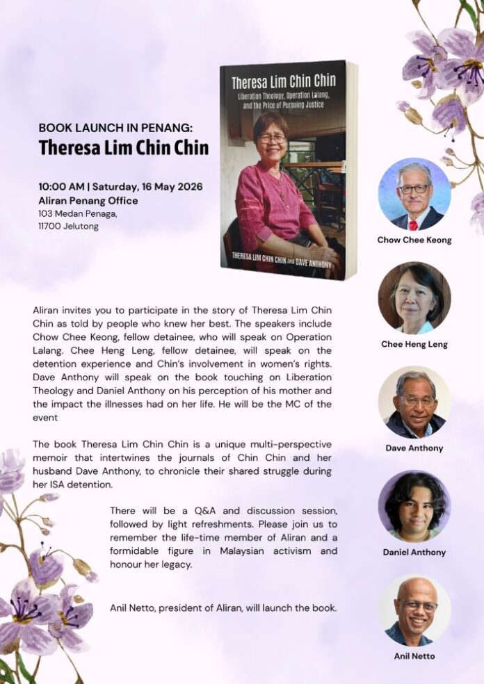 Theresa Lim Chin Chin book book Penang