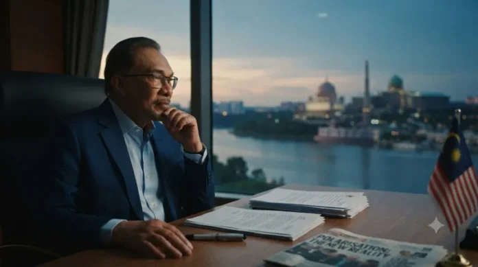 Anwar Ibrahim pensive future